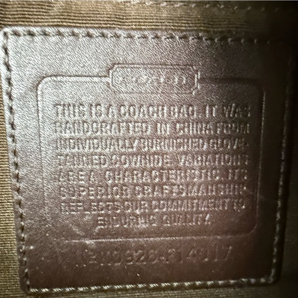 Coach Chelsea Tan Leather Purse Handbag F14017 - Picture 13 of 15